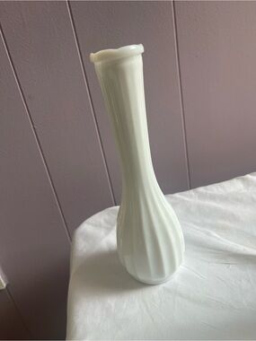 Loeffler Randall Cream Fluted Bud Vase